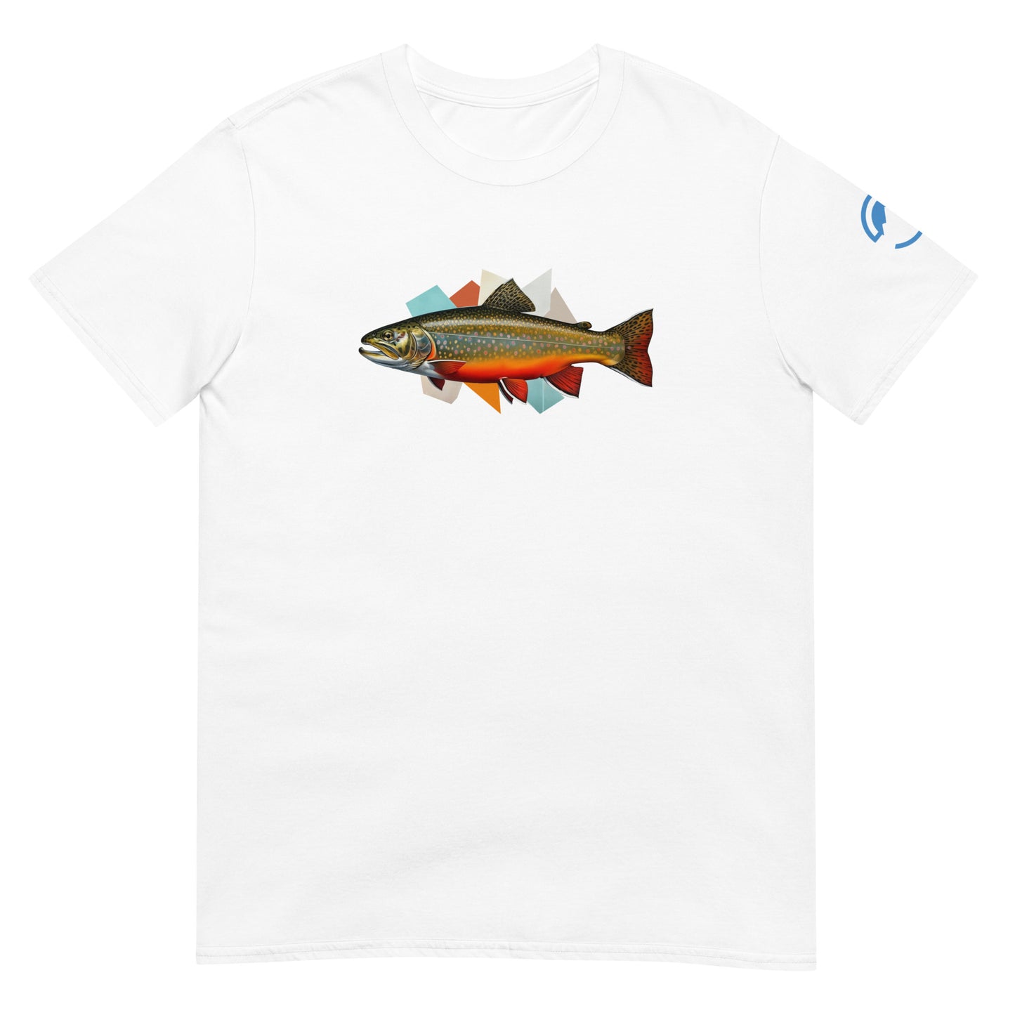 Brook Trout Fly Fishing T-Shirt – Geometric Brookie Tee