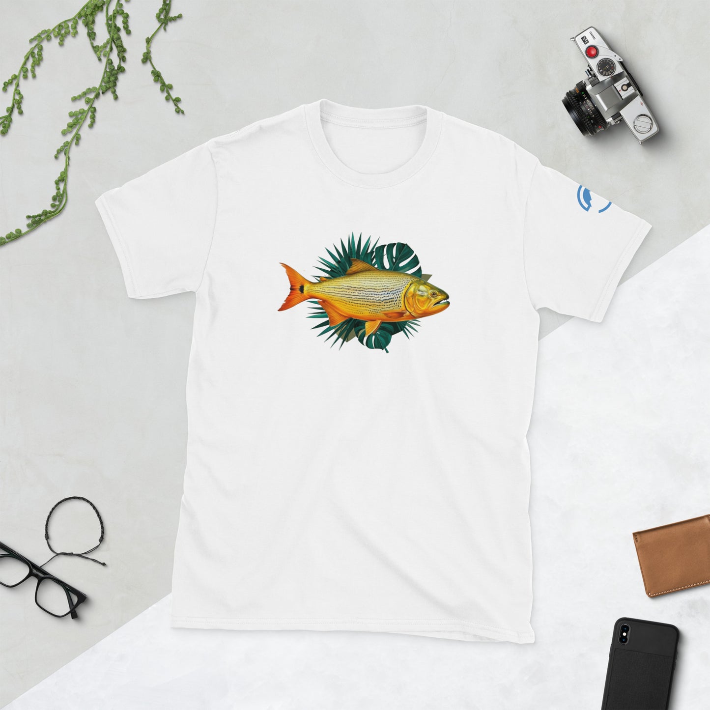 Golden Dorado Fly Fishing T-Shirt – Fish Art Graphic Tee