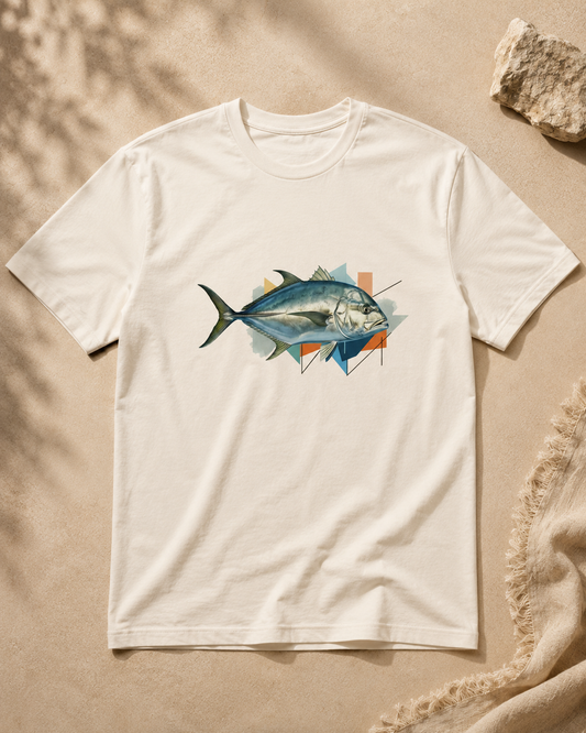 Giant Trevally Fly Fishing T-Shirt – GT Fish Art Tee