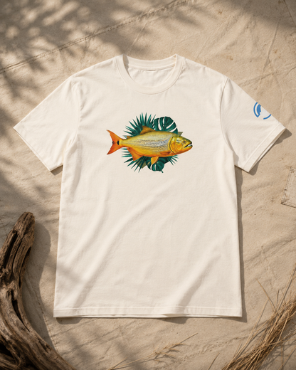 Golden Dorado Fly Fishing T-Shirt – Fish Art Graphic Tee