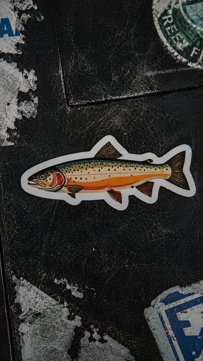Cutthroat Trout Fishing Sticker – Fish Art Vinyl Decal