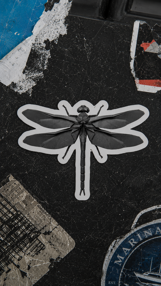 Dragonfly Sticker – Fly Fishing Art Vinyl Decal
