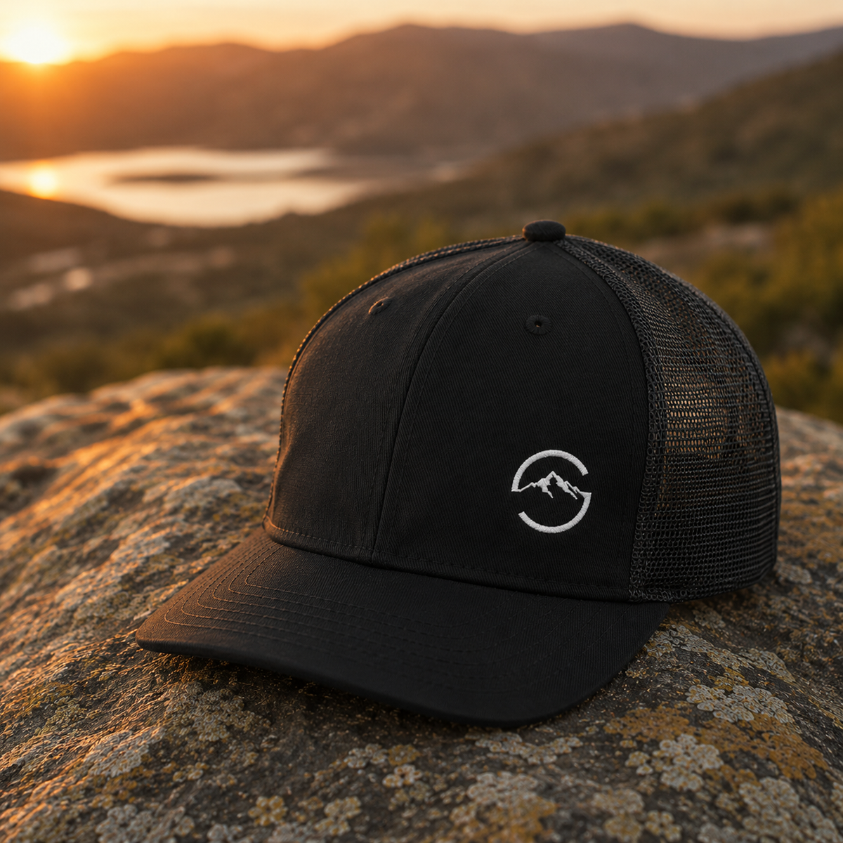 Fishing Trucker Cap – Off the Grid Studios Embroidered Hat