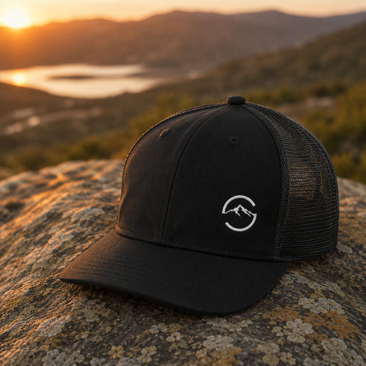 Fishing Trucker Cap – Off the Grid Studios Embroidered Hat