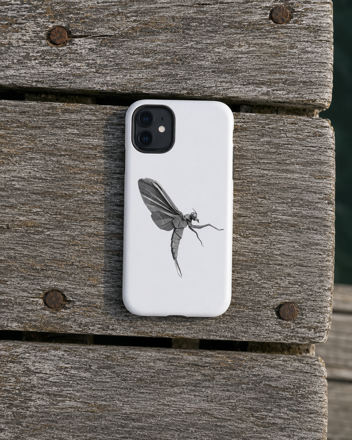 Origami Drake Fly Fishing iPhone Case – Mayfly Art Case