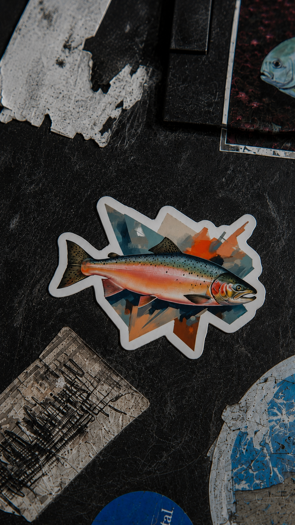 Rainbow Trout Fishing Sticker – Fish Art Vinyl Decal