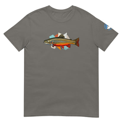 Brook Trout Fly Fishing T-Shirt – Geometric Brookie Tee