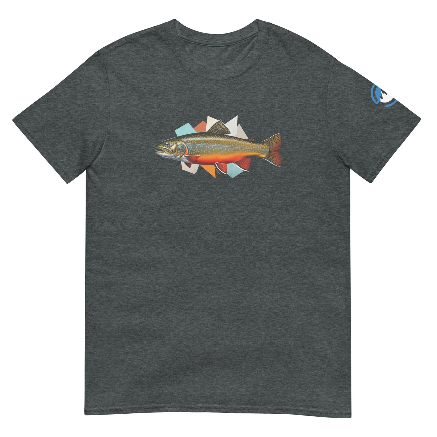 Brook Trout Fly Fishing T-Shirt – Geometric Brookie Tee