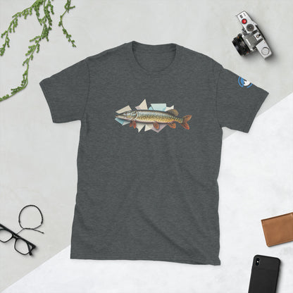 Pike Fishing T-Shirt – Geometric Northern Pike Tee