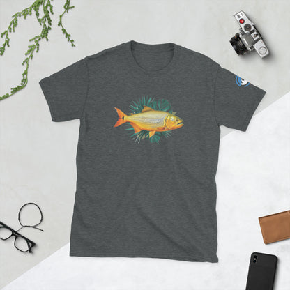 Golden Dorado Fly Fishing T-Shirt – Fish Art Graphic Tee