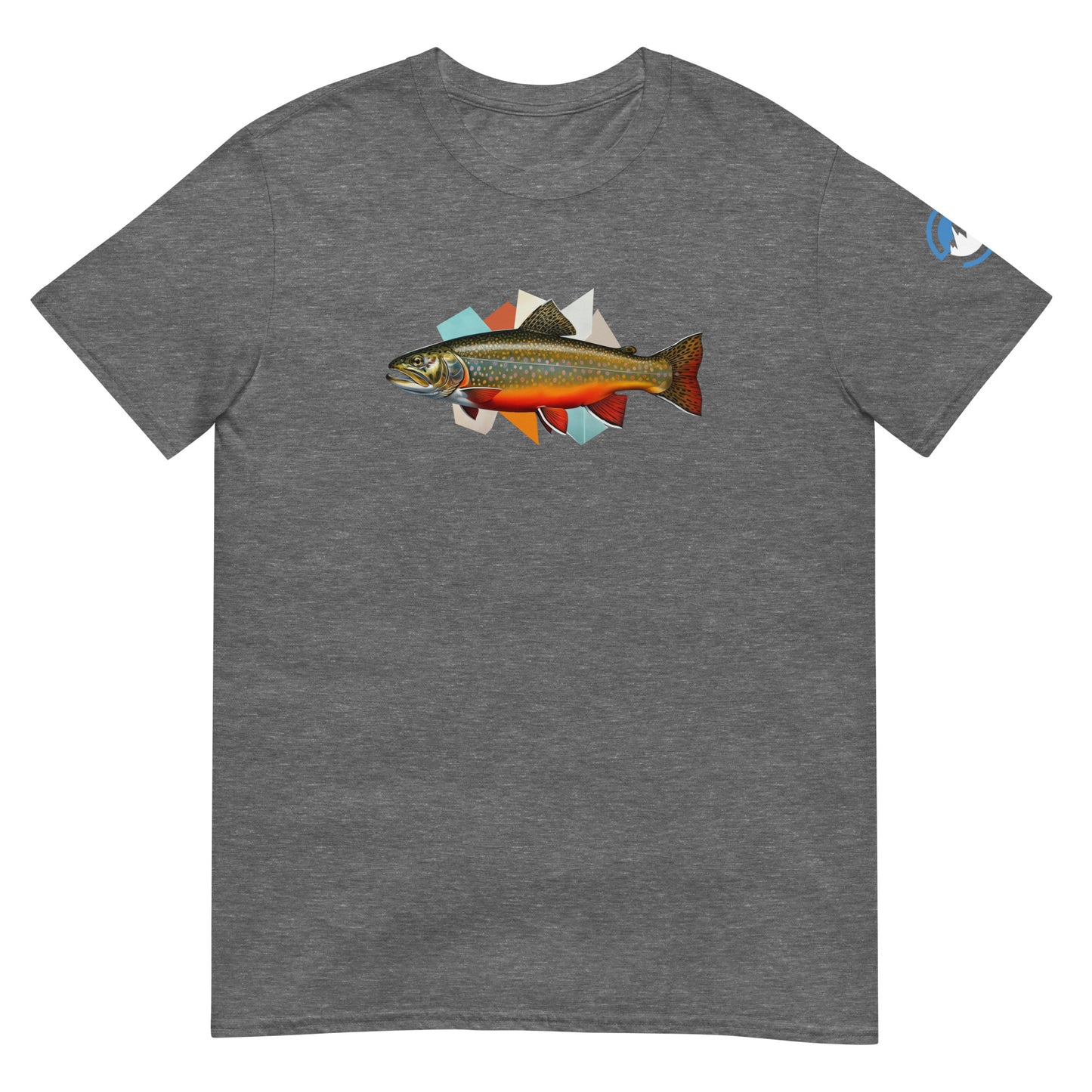 Brook Trout Fly Fishing T-Shirt – Geometric Brookie Tee