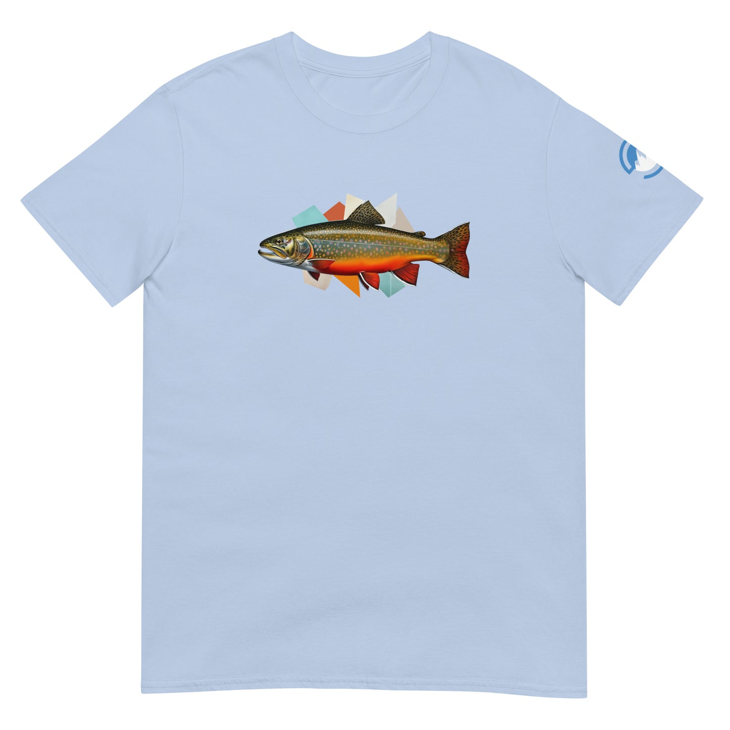 Brook Trout Fly Fishing T-Shirt – Geometric Brookie Tee