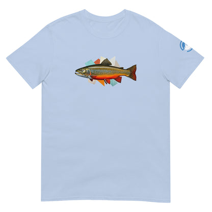 Brook Trout Fly Fishing T-Shirt – Geometric Brookie Tee