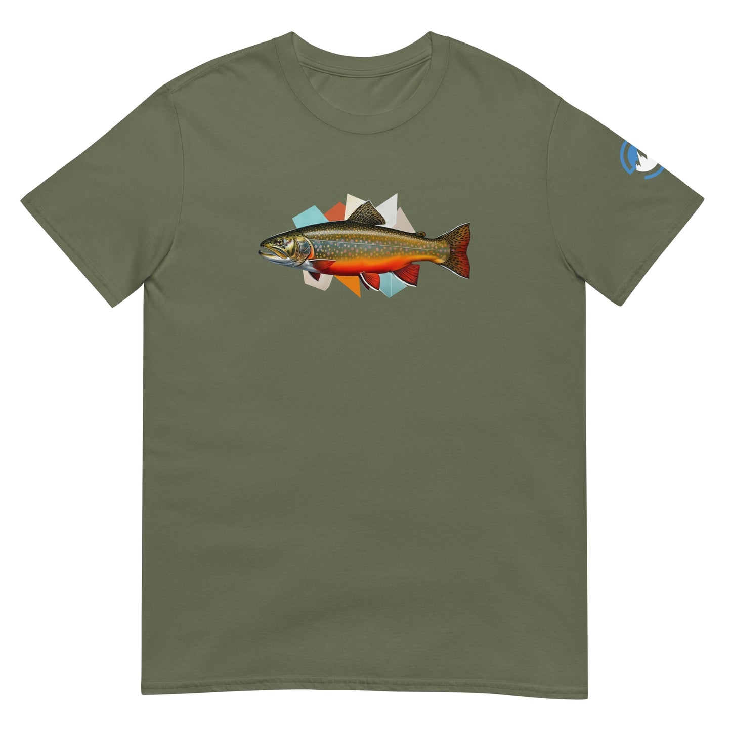 Brook Trout Fly Fishing T-Shirt – Geometric Brookie Tee