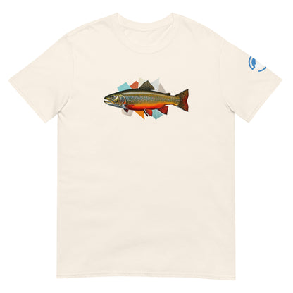 Brook Trout Fly Fishing T-Shirt – Geometric Brookie Tee