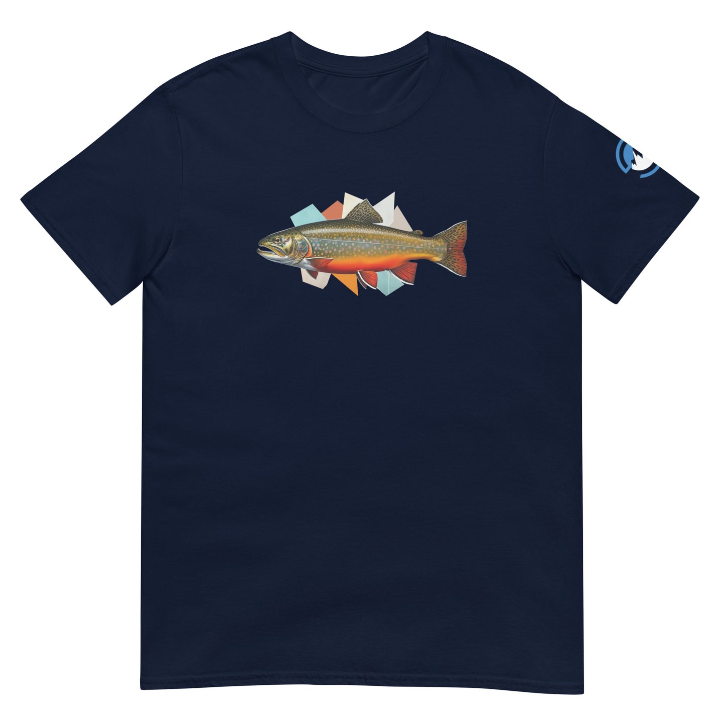 Brook Trout Fly Fishing T-Shirt – Geometric Brookie Tee