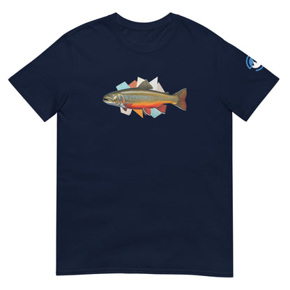 Brook Trout Fly Fishing T-Shirt – Geometric Brookie Tee