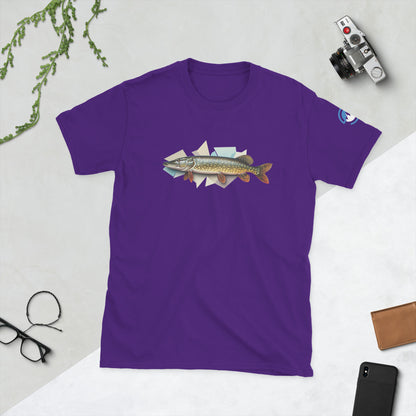 Pike Fishing T-Shirt – Geometric Northern Pike Tee