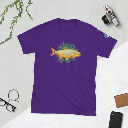 Golden Dorado Fly Fishing T-Shirt – Fish Art Graphic Tee