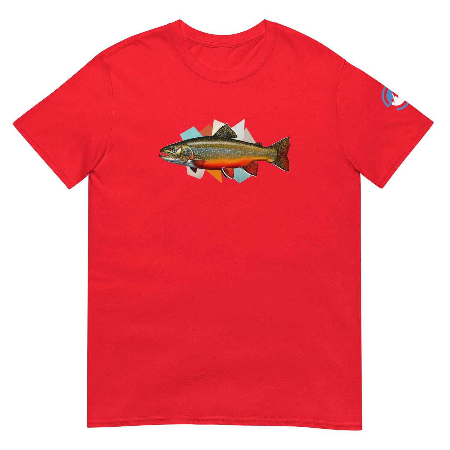 Brook Trout Fly Fishing T-Shirt – Geometric Brookie Tee