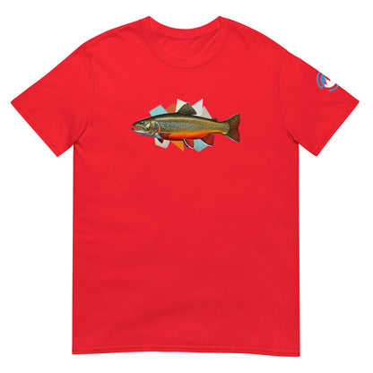 Brook Trout Fly Fishing T-Shirt – Geometric Brookie Tee