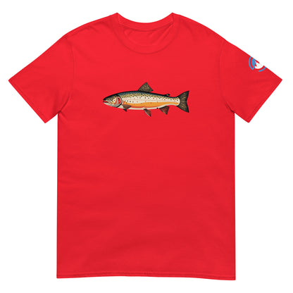 Cutthroat Trout Fly Fishing T-Shirt – Cuttie Fish Art Tee