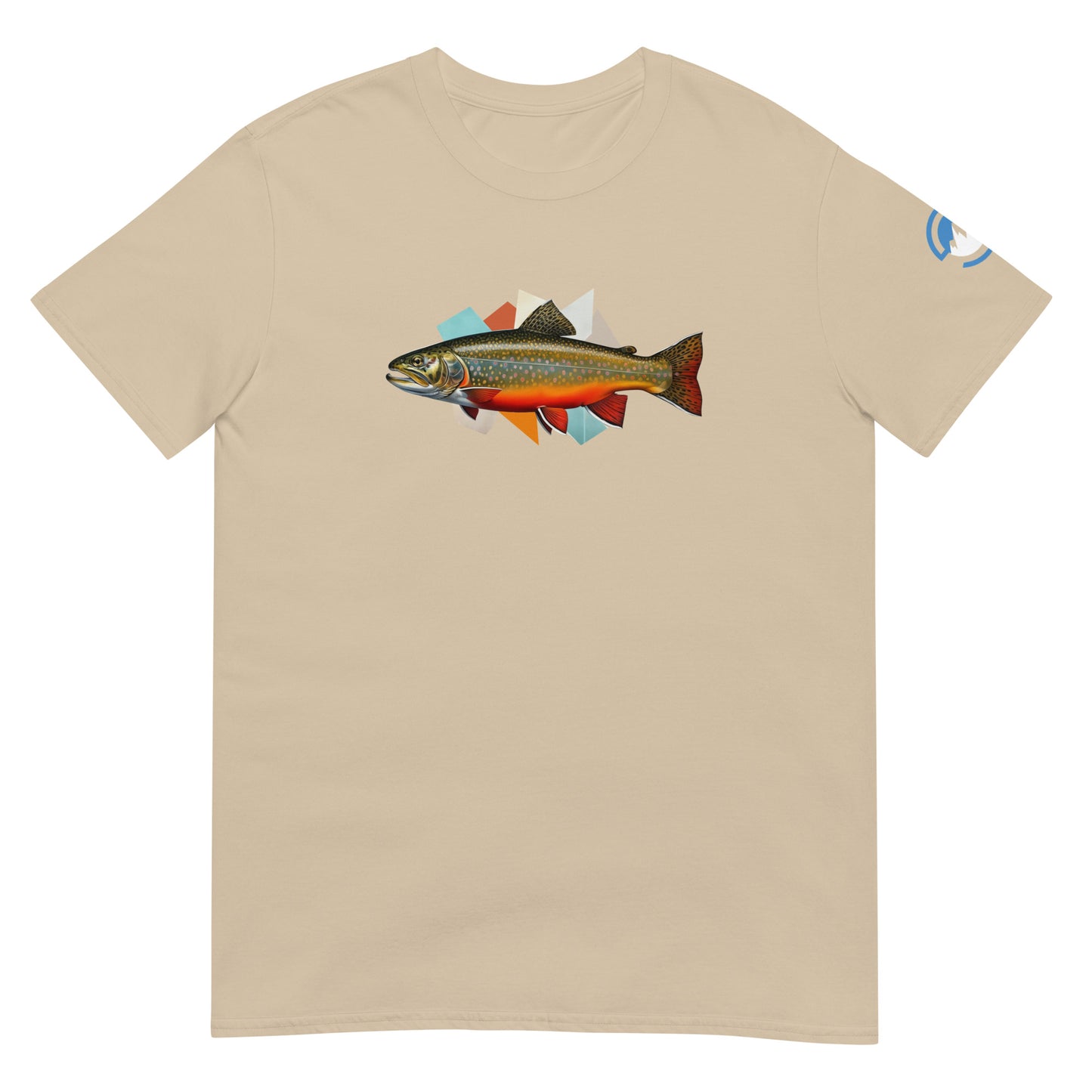 Brook Trout Fly Fishing T-Shirt – Geometric Brookie Tee
