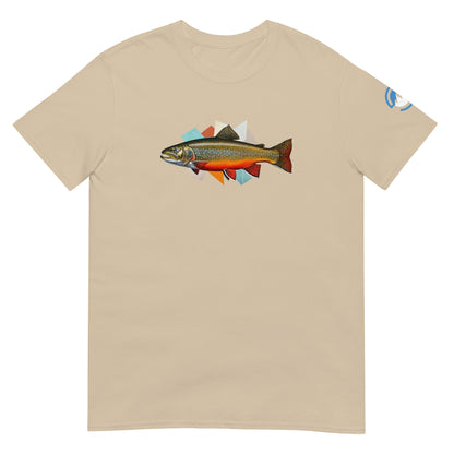 Brook Trout Fly Fishing T-Shirt – Geometric Brookie Tee
