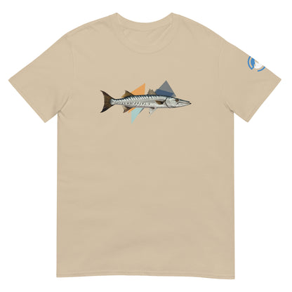 Barracuda Fishing T-Shirt – Geometric Cuda Graphic Tee