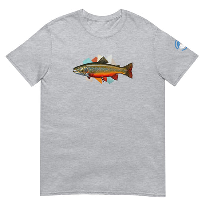 Brook Trout Fly Fishing T-Shirt – Geometric Brookie Tee
