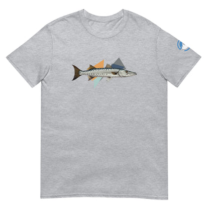 Barracuda Fishing T-Shirt – Geometric Cuda Graphic Tee