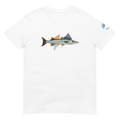 Barracuda Fishing T-Shirt – Geometric Cuda Graphic Tee